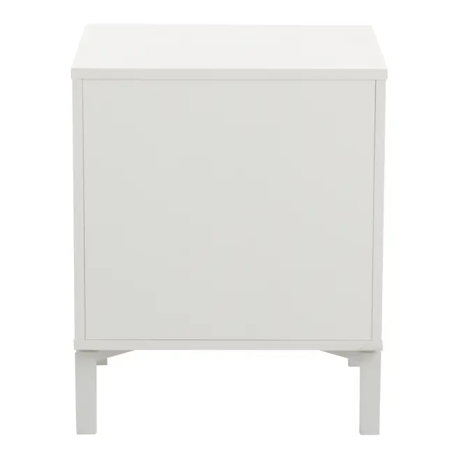 MESA DE CABECEIRA 1 GAVETA SLEEK - BRANCO/GRANILITE - Foto 6