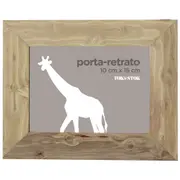 PORTA-RETRATO 10 CM X 15 CM CAFEZAL - KAFE MADEIRA - Foto 3