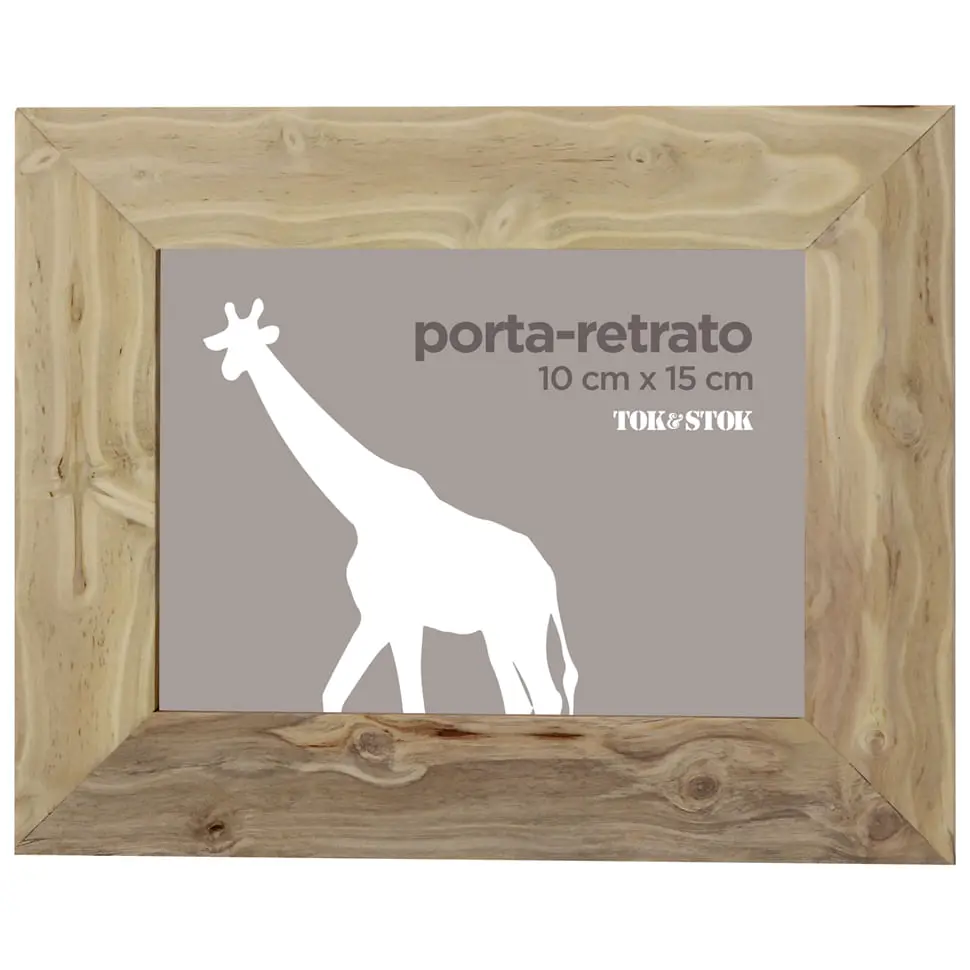 PORTA-RETRATO 10 CM X 15 CM CAFEZAL - KAFE MADEIRA - Foto 3