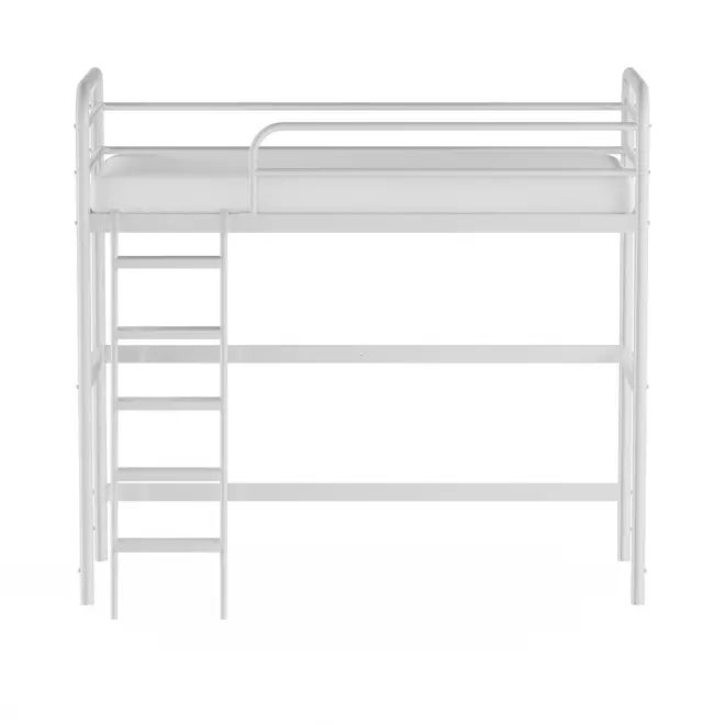 CAMA SISTEMA DE QUARTO INTEGRADO 88 CM COM ESTRUTURA PARA ESCRIVANINHA NEW LINK - BRANCO - Foto 1