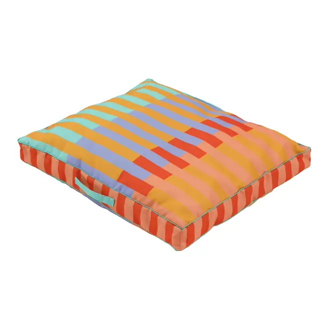 ALMOFADÃO PET COM TRAVESSEIRO 70 CM X 60 CM X 7 CM COLORISTA - CORES CALEIDOCOLOR - Foto 4