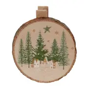 KIT COM 6 PRENDEDORES VILAREJO NOEL - CASCA DE URUCUM/CIPESTRE - Foto 4