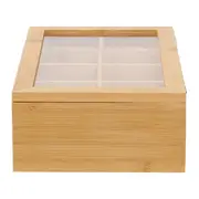 CAIXA PARA SACHÊS DE CHÁ BAMBOO - BAMBU/INCOLOR - Foto 4