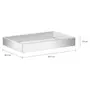 BANDEJA 45 CM X 30 CM BIZOTS - PRATA - Foto 2