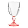 TAÇA ÁGUA/VINHO 340 ML CAVEIRA - INCOLOR/LARANJA - Foto 3