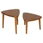 MESA LATERAL CONJUNTO COM 2 PEÇAS 60 CM X 37 CM CHER - NOZES/NOZES - Foto 2