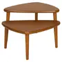 MESA LATERAL CONJUNTO COM 2 PEÇAS 60 CM X 37 CM CHER - NOZES/NOZES - Foto 3