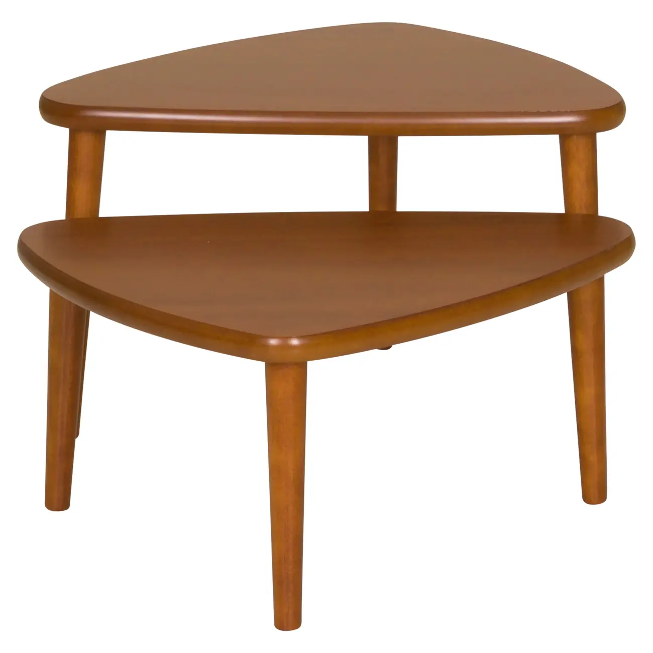 MESA LATERAL CONJUNTO COM 2 PEÇAS 60 CM X 37 CM CHER - NOZES/NOZES - Foto 3
