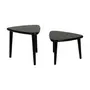 MESA LATERAL CONJUNTO COM 2 PEÇAS 60 CM X 37 CM CHER - PRETO/PRETO - Foto 2