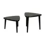 MESA LATERAL CONJUNTO COM 2 PEÇAS 60 CM X 37 CM CHER - PRETO/PRETO - Foto 3