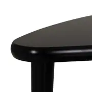 MESA LATERAL CONJUNTO COM 2 PEÇAS 60 CM X 37 CM CHER - PRETO/PRETO - Foto 4