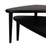 MESA LATERAL CONJUNTO COM 2 PEÇAS 60 CM X 37 CM CHER - PRETO/PRETO - Foto 5