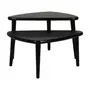 MESA LATERAL CONJUNTO COM 2 PEÇAS 60 CM X 37 CM CHER - PRETO/PRETO - Foto 6