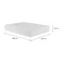 COLCHÃO CASAL COM MOLAS ENSACADAS 1,38 M X 1,88 M X 32 CM PREMIUM - BRANCO - Foto 2