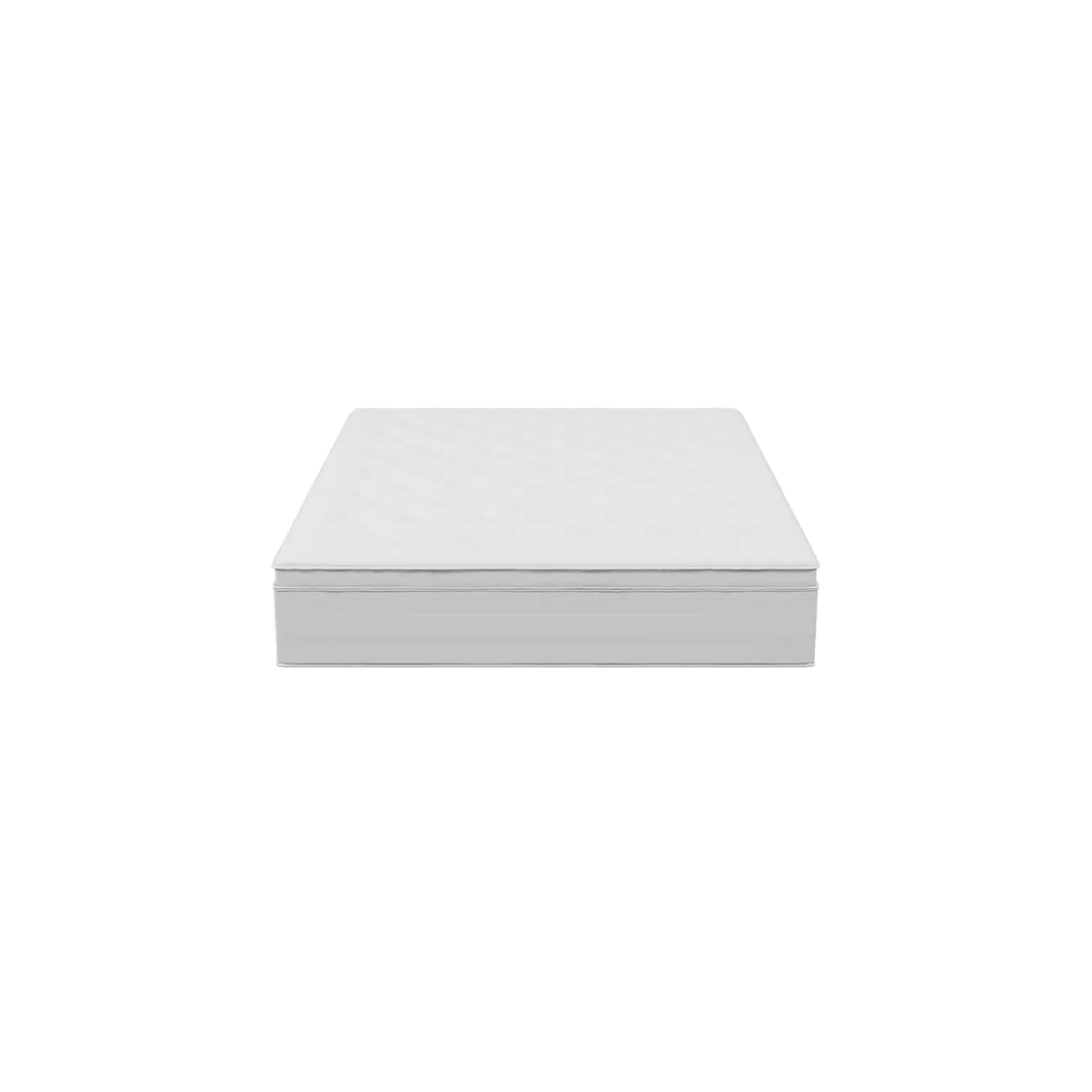 COLCHÃO CASAL COM MOLAS ENSACADAS 1,38 M X 1,88 M X 32 CM PREMIUM - BRANCO - Foto 1