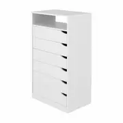 CÔMODA 6 GAVETAS 65 CM X 39 CM WINK - BRANCO - Foto 2