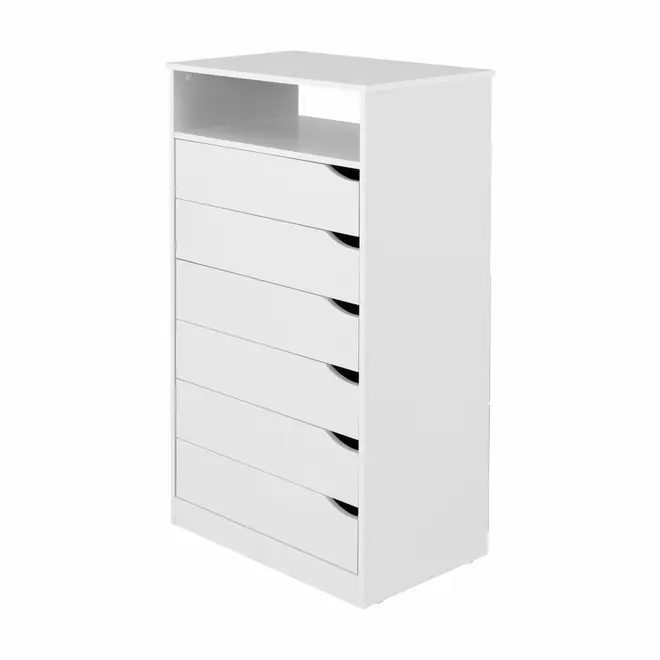 CÔMODA 6 GAVETAS 65 CM X 39 CM WINK - BRANCO - Foto 2