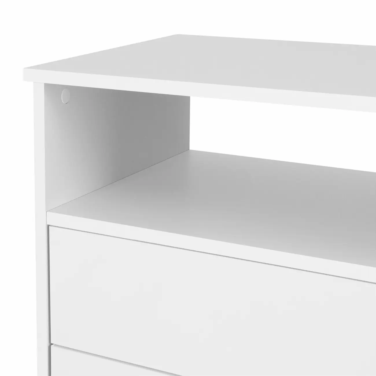 CÔMODA 6 GAVETAS 65 CM X 39 CM WINK - BRANCO - Foto 5