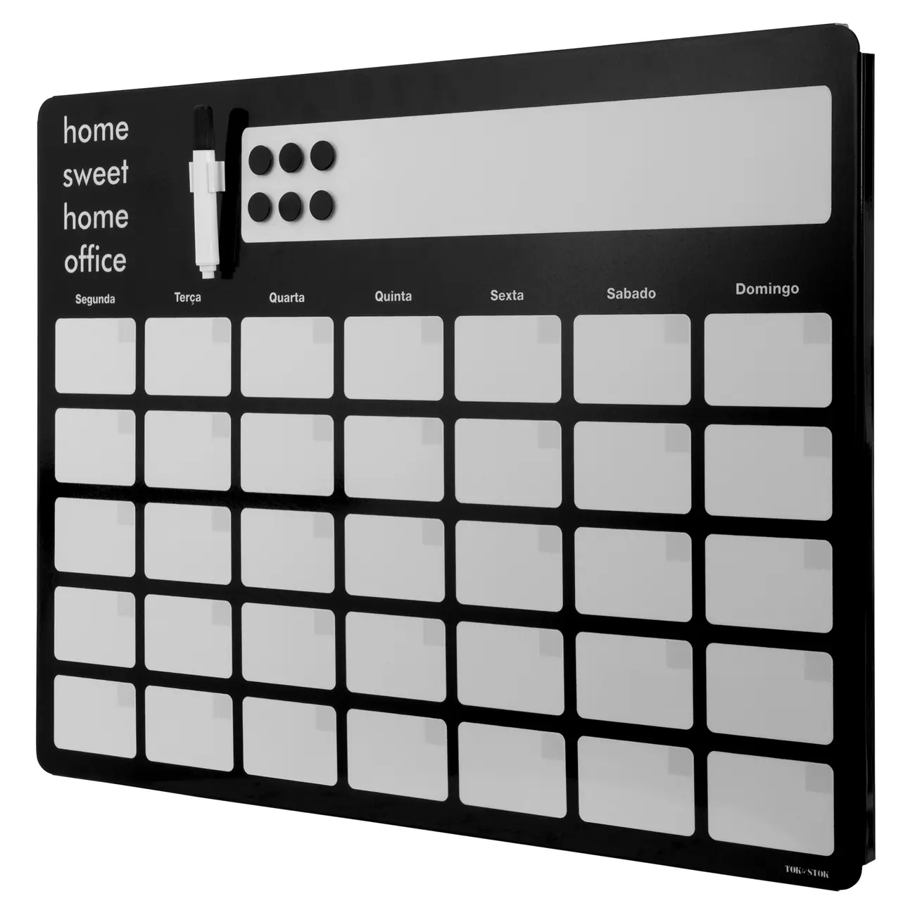 MEMORY-BOARD 60 CM X 45 CM SWEET HOME OFFICE - PRETO/BRANCO - Foto 2