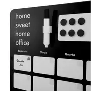 MEMORY-BOARD 60 CM X 45 CM SWEET HOME OFFICE - PRETO/BRANCO - Foto 3