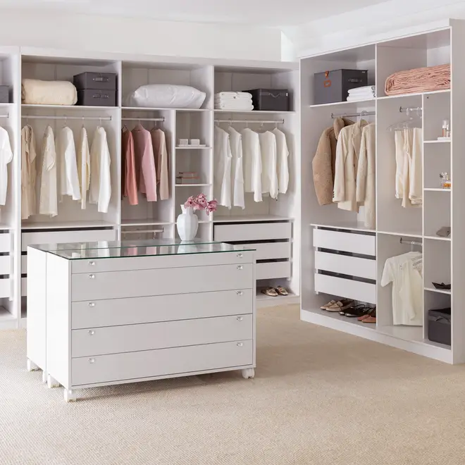 ESTRUTURA DE GUARDA-ROUPA DE CASAL 3 PORTAS FRIZ - BRANCO - Foto 6