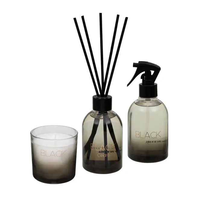 VELA PERFUMADA POTE CEDRO BLACK - PRETO/COBRE - Foto 13