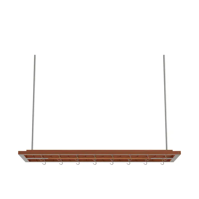 JIRAU 1,75 M COM LUMINÁRIA GOURMET - NOZES/ZINCO - Foto 1