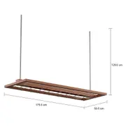 JIRAU 1,75 M COM LUMINÁRIA GOURMET - NOZES/ZINCO - Foto 4