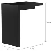 COMPLEMENTO MESA 67 CM X 45 CM FIND - PRETO - Foto 2