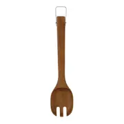 COLHER VAZADA 33 CM ACÁCIA TIMBRE - ACÁCIA - Foto 1