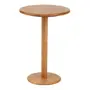 MESA LATERAL ALTA REDONDA 40 CM LAGOA - AMÊNDOA - Foto 1