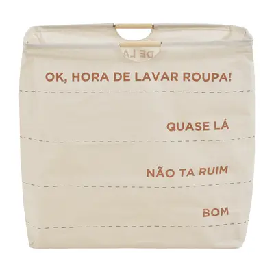 CESTO PARA ROUPAS OK! HORA DE LAVAR