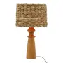 LUMINÁRIA DE MESA BILBOQUÊ C/CUP H TABOA - AMÊNDOA/FIBRA CLARA - Foto 1