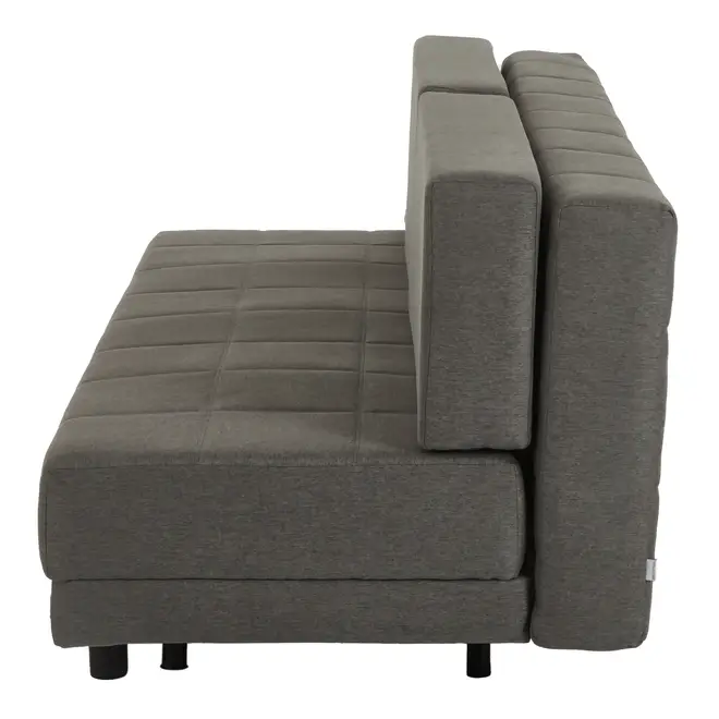 SOFÁ-CAMA 3 LUGARES CLAP - CINZA/PRETO - Foto 3