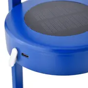 LUMINÁRIA DE MESA LED RECARREGÁVEL SOLARE - AZUL COBALTO - Foto 12