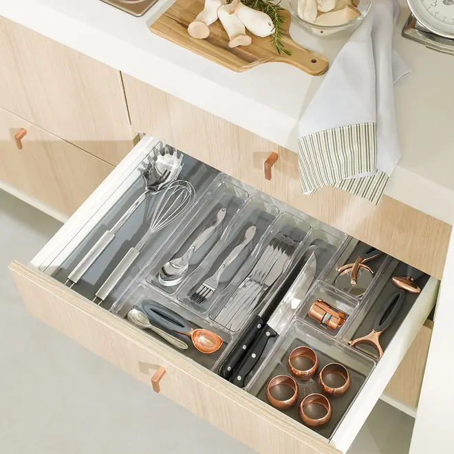 ORGANIZADOR MODULADO 15 CM X 38 CM PRACTICAL - INCOLOR/KONKRET - Foto 3
