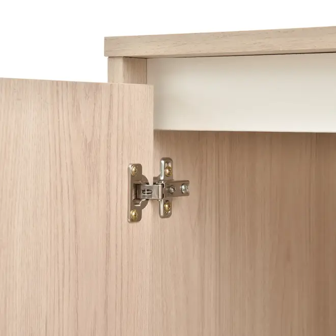 ARMÁRIO PARA ESCRITÓRIO ALTO 2 PORTAS START UP - NEW OAK/BRANCO - Foto 9