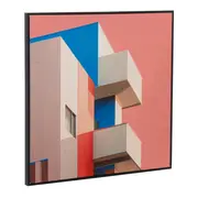 QUADRO I 50 CM X 50 CM COLOR CITY - PRETO/OLD PRETO - Foto 2