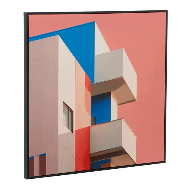 QUADRO I 50 CM X 50 CM COLOR CITY - PRETO/OLD PRETO - Foto 2