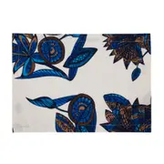 LUGAR AMERICANO 50 CM X 36 CM MAR E TERRA - AZUL/MARROM - Foto 1