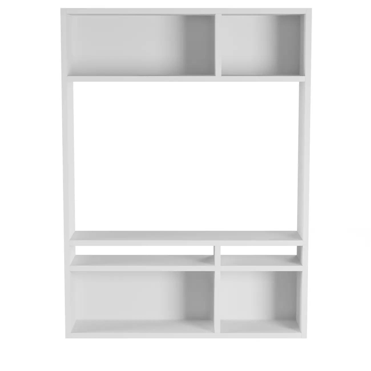 ESTANTE PARA TV DE ATÉ 46 POLEGADAS 1,52 M X 2,05 M PROOF - BRANCO BRILHANTE - Foto 1