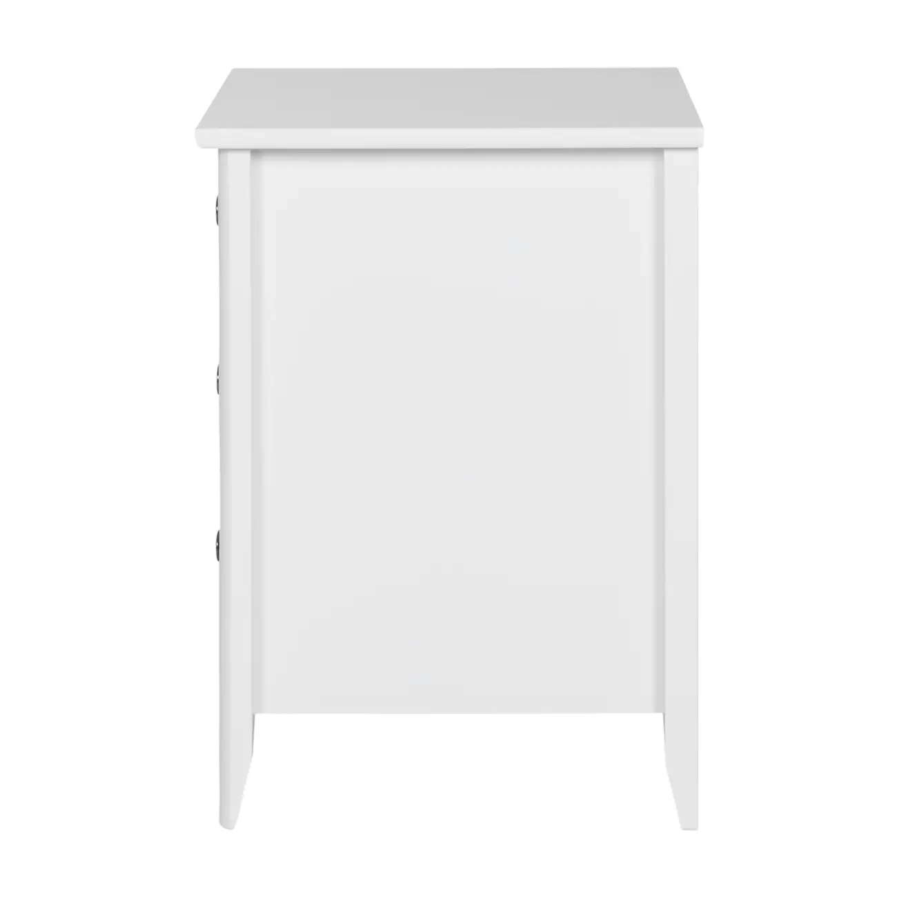 MESA DE CABECEIRA 3 GAVETAS DEVON - BRANCO - Foto 4