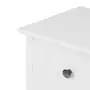 MESA DE CABECEIRA 3 GAVETAS DEVON - BRANCO - Foto 6