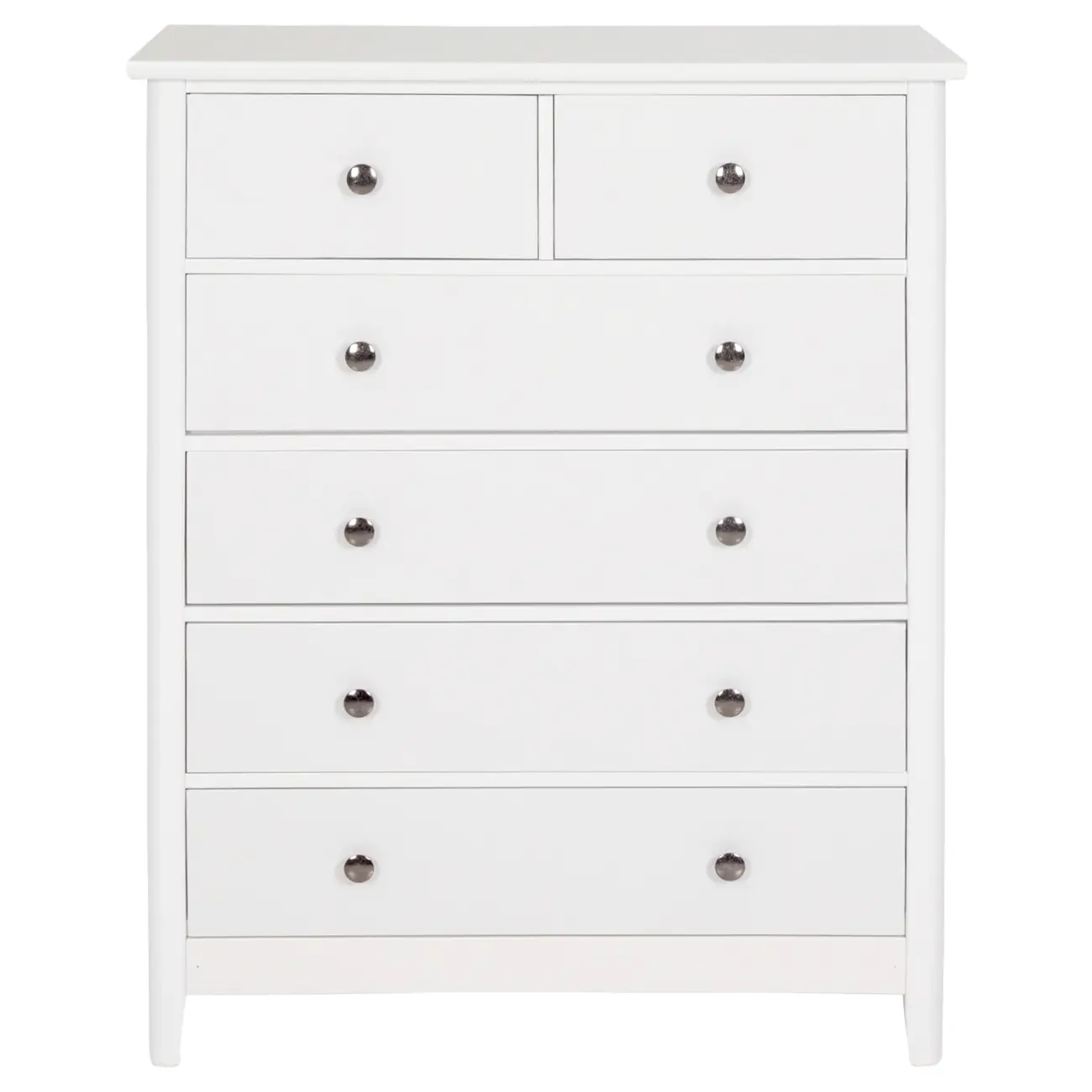 CÔMODA 6 GAVETAS 83 CM X 43 CM DEVON - BRANCO - Foto 1