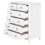 CÔMODA 6 GAVETAS 83 CM X 43 CM DEVON - BRANCO - Foto 3