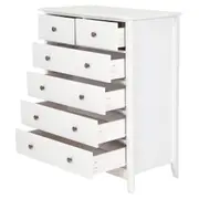 CÔMODA 6 GAVETAS 83 CM X 43 CM DEVON - BRANCO - Foto 3