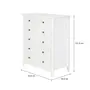 CÔMODA 6 GAVETAS 83 CM X 43 CM DEVON - BRANCO - Foto 10