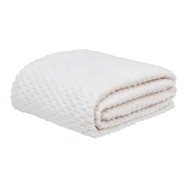MANTA CASAL/QUEEN 2,30 M X 2,60 M EIGER - OFF WHITE - Foto 1