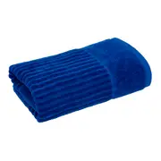 TOALHA DE PISO 80 CM X 48 CM VELVET - AZUL COBALTO - Foto 2