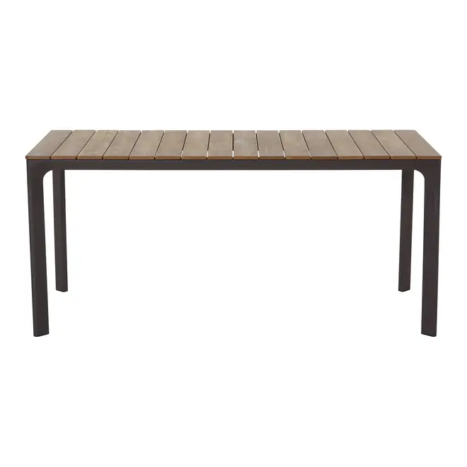 MESA PARA ÁREA EXTERNA 1,65 M X 80 CM SUMMERLAND - CAFÉ/NOZES - Foto 1